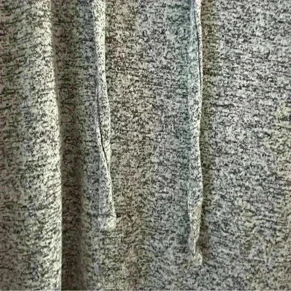 Athleta Women's Heather Gray Cutout Racerback Hoodie Sweatshirt Size M - Picture 3 of 12